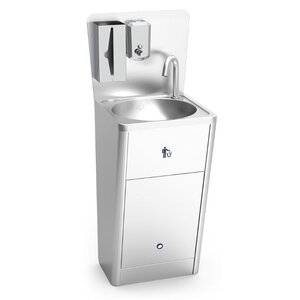 Standaard handwas-meubel met dispensers met sensor
