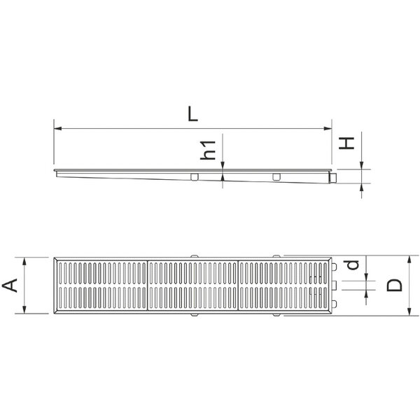 Fricosmos Stainless steel drainage channel