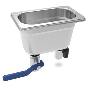 Built-in ice scoop washer