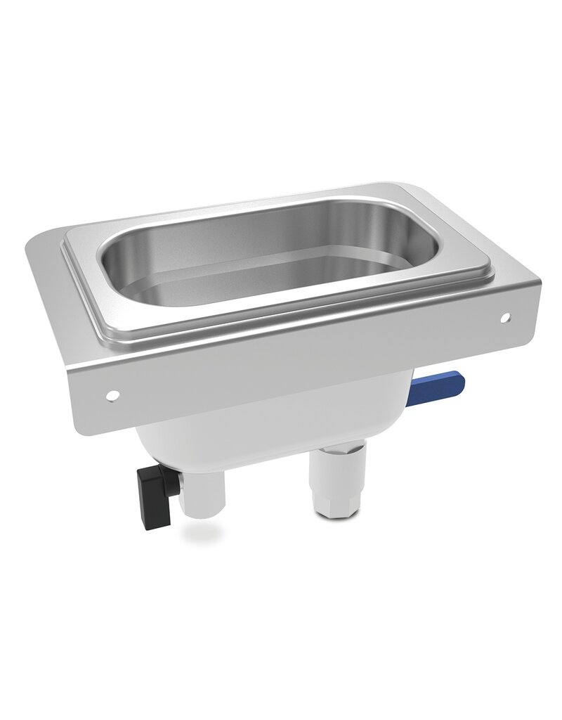 Builtin ice scoop washer 176x108x151 mm INOX RVS FOR FOOD INDUSTRY