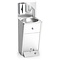 Standard hand wash unit with dispensers and button operation
