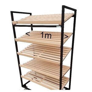 Bread rack black