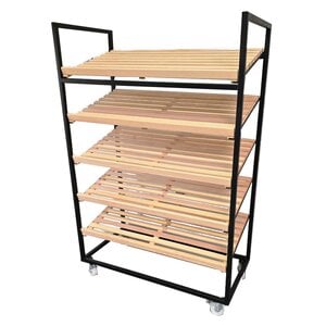 Bread rack black.