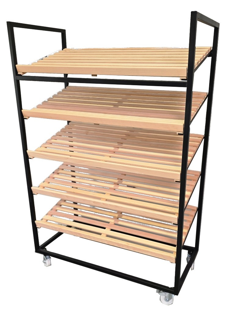 Bread rack painted black - INOX RVS FOR FOOD INDUSTRY