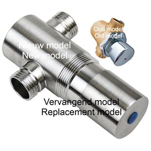 Timer knop M-M 1/2" in inox