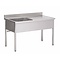 Afwasbak 1 bak  meubel 600mm diepte