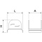 Bracket for stainless steel water hose
