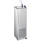 Free standing pedal operated refrigerated drinking fountain