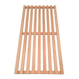 Beechwood grid for bread rack, without upstand.