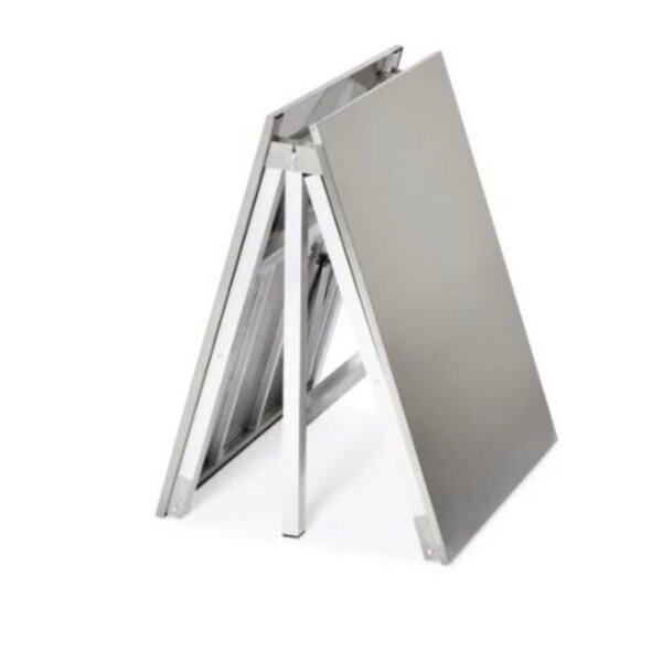 Seabiscuit line standard stainless steel folding table