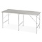 Seabiscuit line standard stainless steel folding table