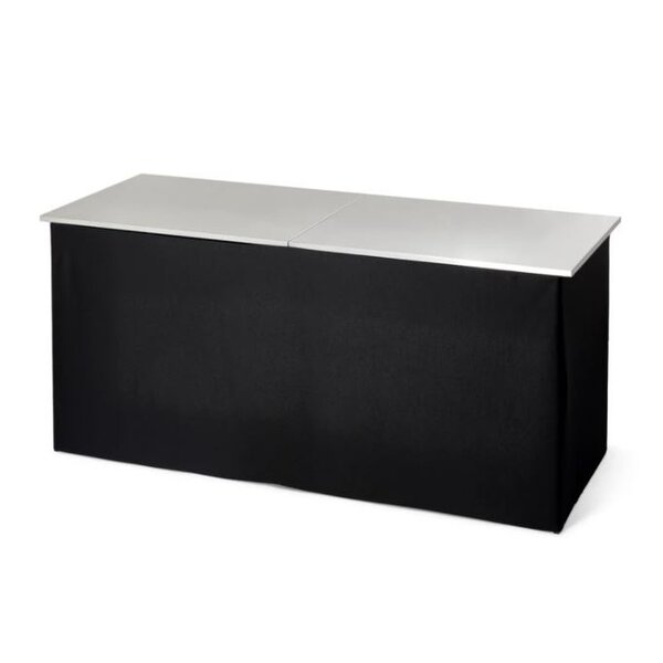 Seabiscuit line standaard roestvrijstalen klaptafel