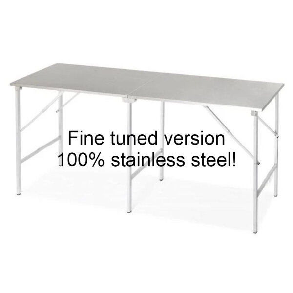 Fricosmos Caterer stainless steel folding table