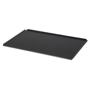 Baking tray alu + Teflon 400x600mm perfo 3mm 4x45°