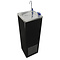 Chilled water drinking fountain, black model