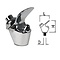Push-button tap for drinking fountains