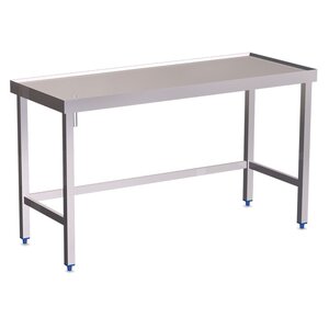 Table with gutter, raised edges without shelf