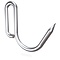 J-shape hook with edge