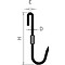 Swivel J-shaped hook
