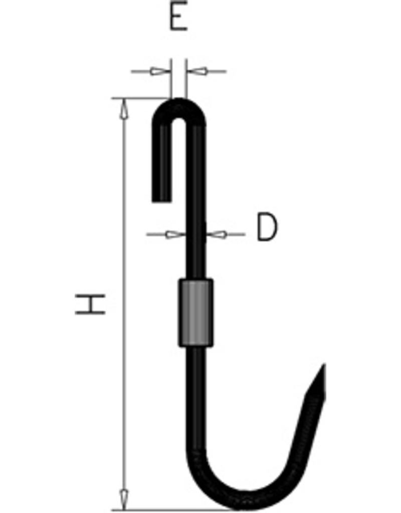 Swivel Jshaped hook INOX RVS FOR FOOD INDUSTRY