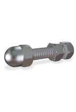 Screw with nut and counternut