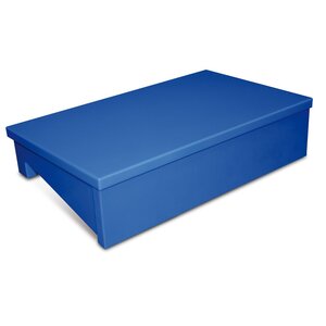 Polyethylene cutting board for fish counter