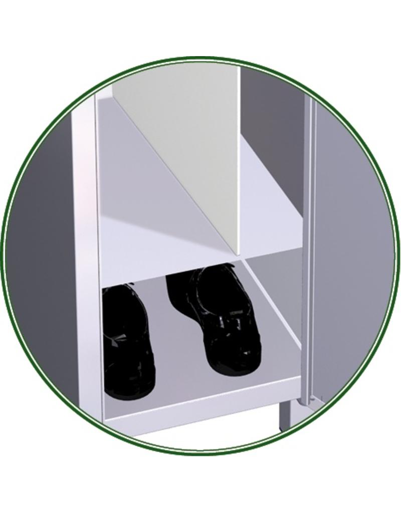 Locker separator - divide length - INOX RVS FOR FOOD INDUSTRY