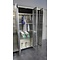 Stainless steel disinfecting wardrobe for tools and shoes