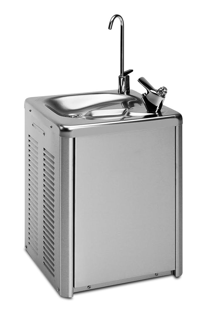 Drinking fountain inox cold water wall mounted INOX RVS FOR
