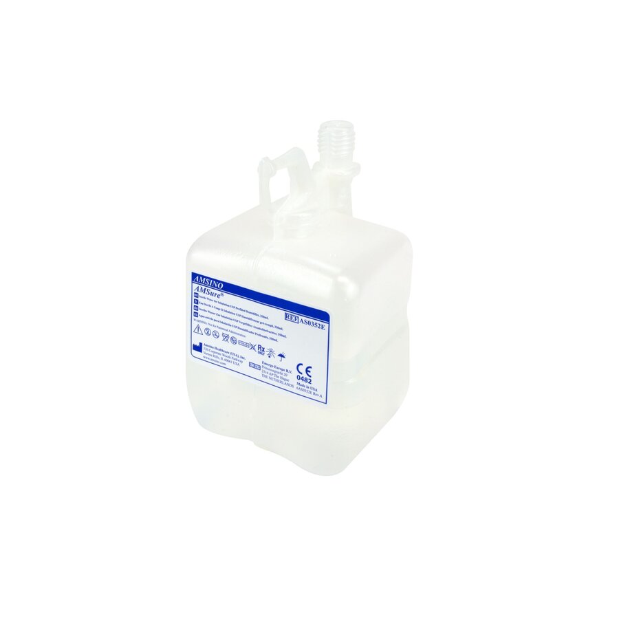 Pre-filled humidifier with sterile water