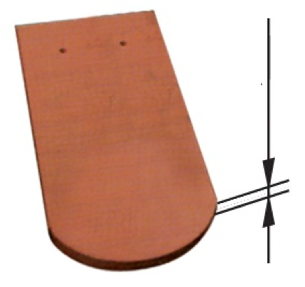 Intura Gutter pieces for flat roofing up to 16 mm (LH)