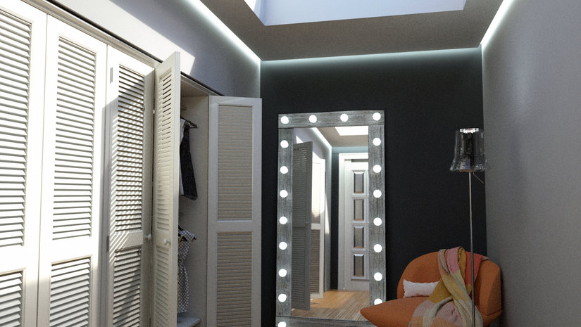 Een platdakraam met zonwerend glas voor minder warmte in de zomer