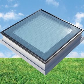 Platdakraam beloopbaar glas