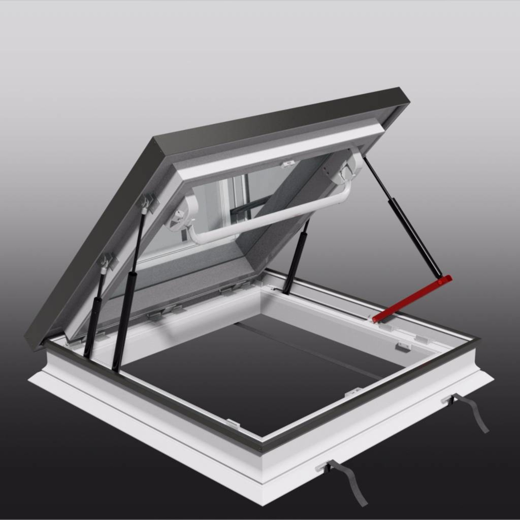 Platdakraam Intura Pgm A9 Voor Daktoetreding Met Zonwerend Glas☀️ Intura Daglichtoplossingen 8192