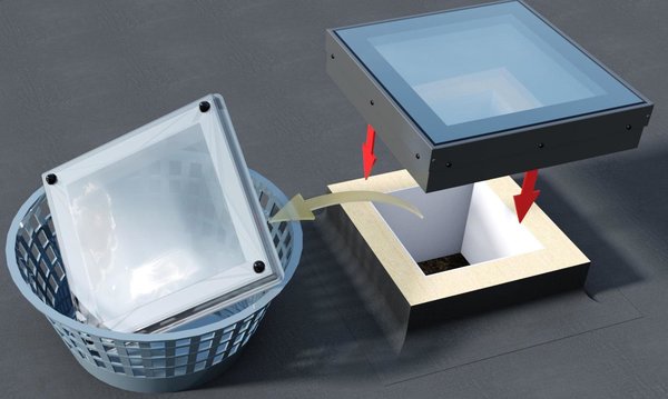 Intura Lichtkoepel renovatiemodule Intura DGP A1 - upgrade oude lichtkoepels Intura Lichtkoepel renovatiemodule Intura DGP A1 - upgrade oude lichtkoepels