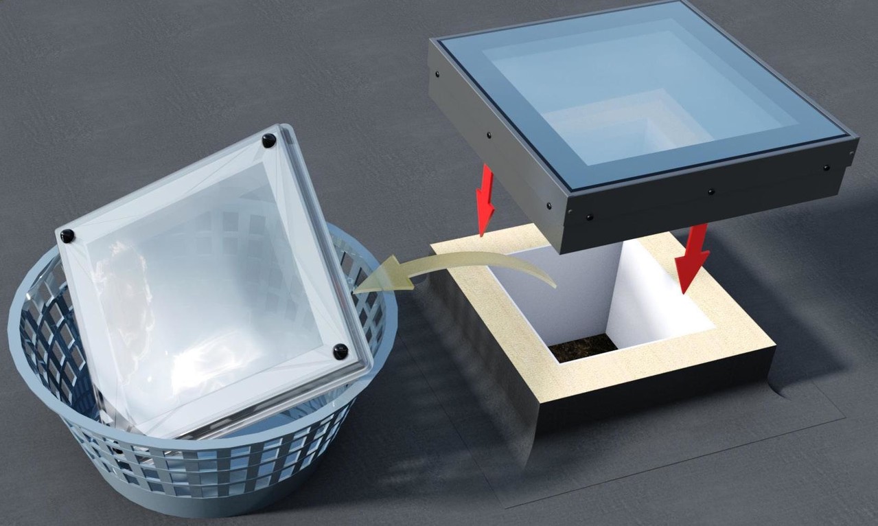 Intura Dome renovation module Intura DGP A1 80x120cm - upgrade old domes
