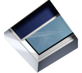 Intura Electric blackout pleated blind