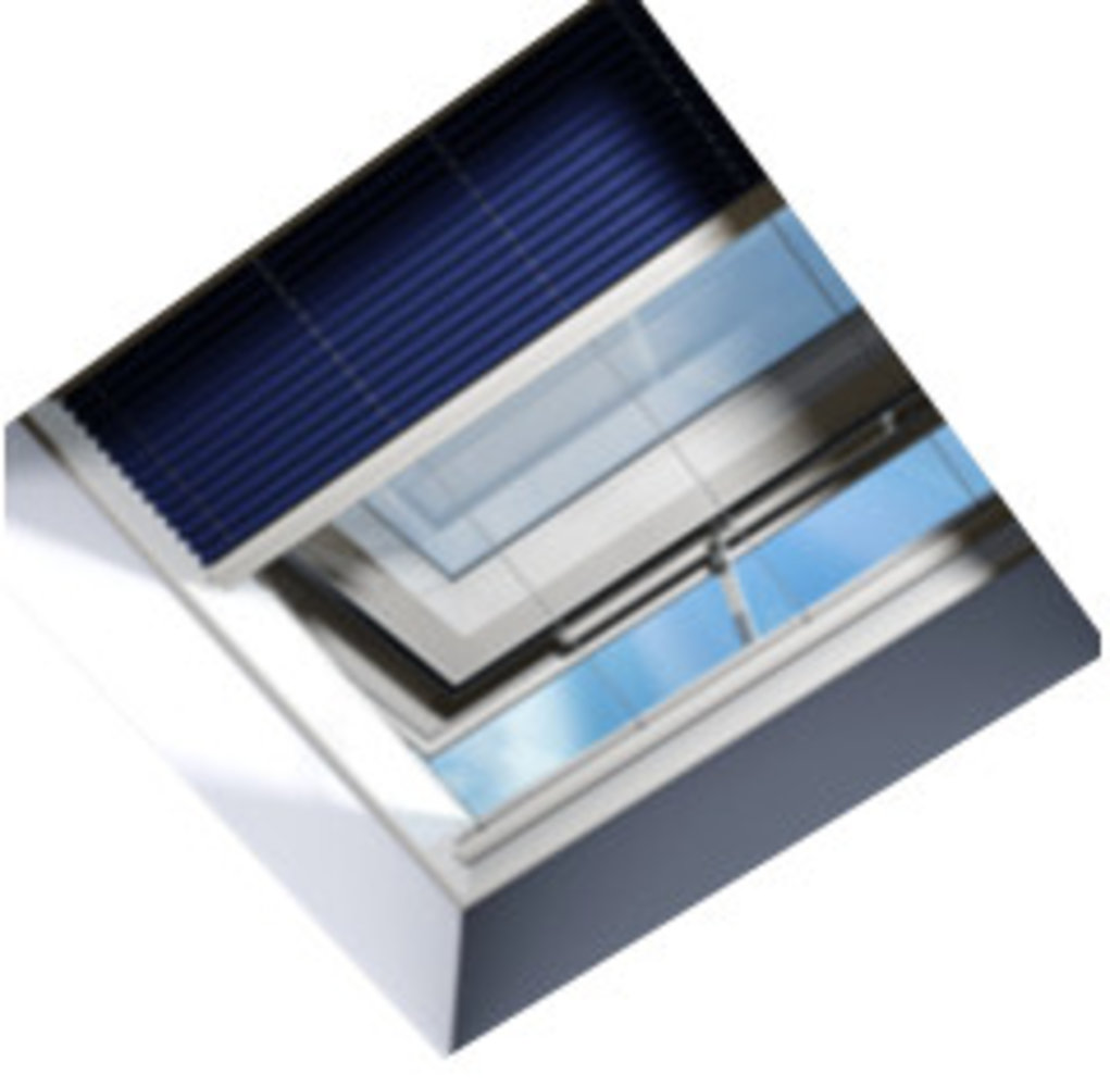 Intura Pleated blind, manually operated - translucent