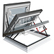 Intura Flat roof window Intura PGM A1 - roof exit hatch 90x90cm - manual opening