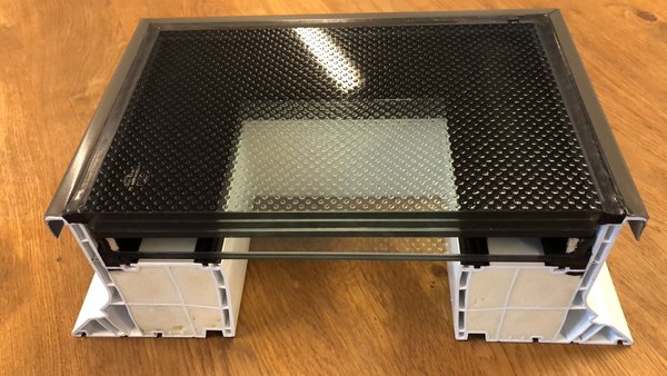 Intura Flat roof window Intura PGX A5 walkable glass 100x100cm