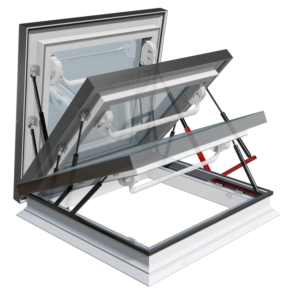 Intura Platdakraam Intura PGM A9  60x90 - daktoetreding met zonwerend glas Intura Platdakraam Intura PGM A9  60x90 - daktoetreding met zonwerend glas