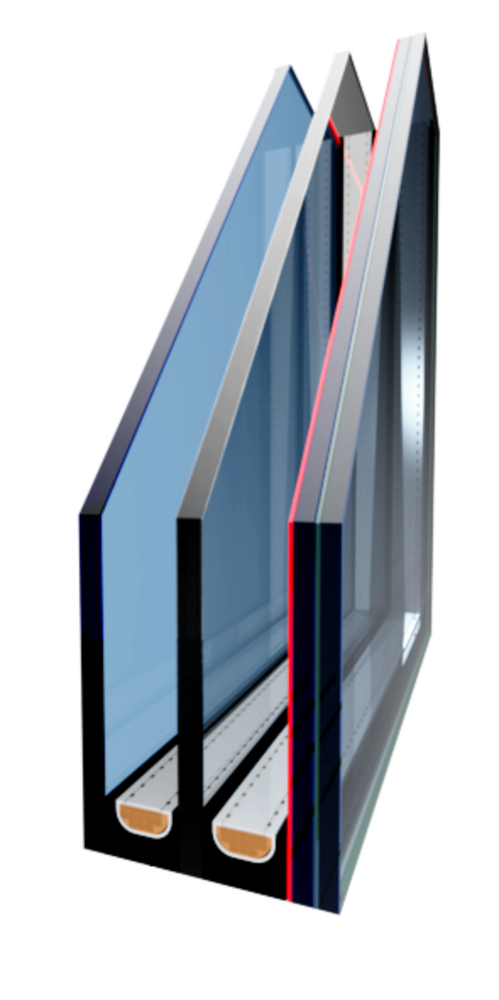 Intura Flat roof window Intura PGX B9 60x90cm - fixed flat dome with sun protection☀️ triple glazing HR+++