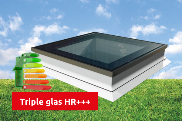 Intura Platdakraam Intura PGX B1 100x200cm - de vlakke lichtkoepel met triple glas HR+++ Intura Platdakraam Intura PGX B1 100x200cm - de vlakke lichtkoepel met triple glas HR+++