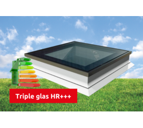 Intura Platdakraam PGX B1 100x250cm - vast triple glas Intura Platdakraam PGX B1 100x250cm - vast triple glas