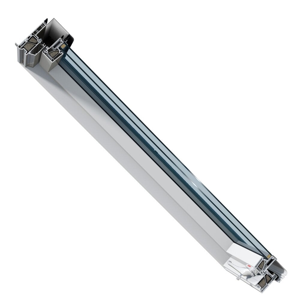 Intura PVC roof window VGOV E2 66x118 - low maintenance with HR++ glass - Copy