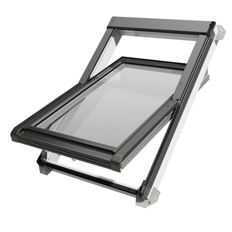 Intura Plastic tilt roof window IGOV N22 134x98 cm, triple glazing, ventilation, low maintenance, Uw = 0.86 W/m²K