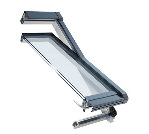 Intura Kunststof dakraam VGOV E2 94x140 cm onderhoudsarm met HR++ glas Intura Kunststof dakraam VGOV E2 94x140 cm onderhoudsarm met HR++ glas