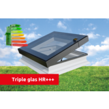 Intura Flat roof window PGC B1 100x100cm - electrically operated