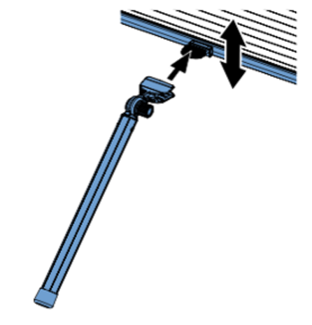 Intura Control rod for pleated blinds on flat roof windows, PGX series, for manual operation