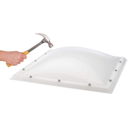 Intura OPAAL impact-resistant double-walled polycarbonate dome